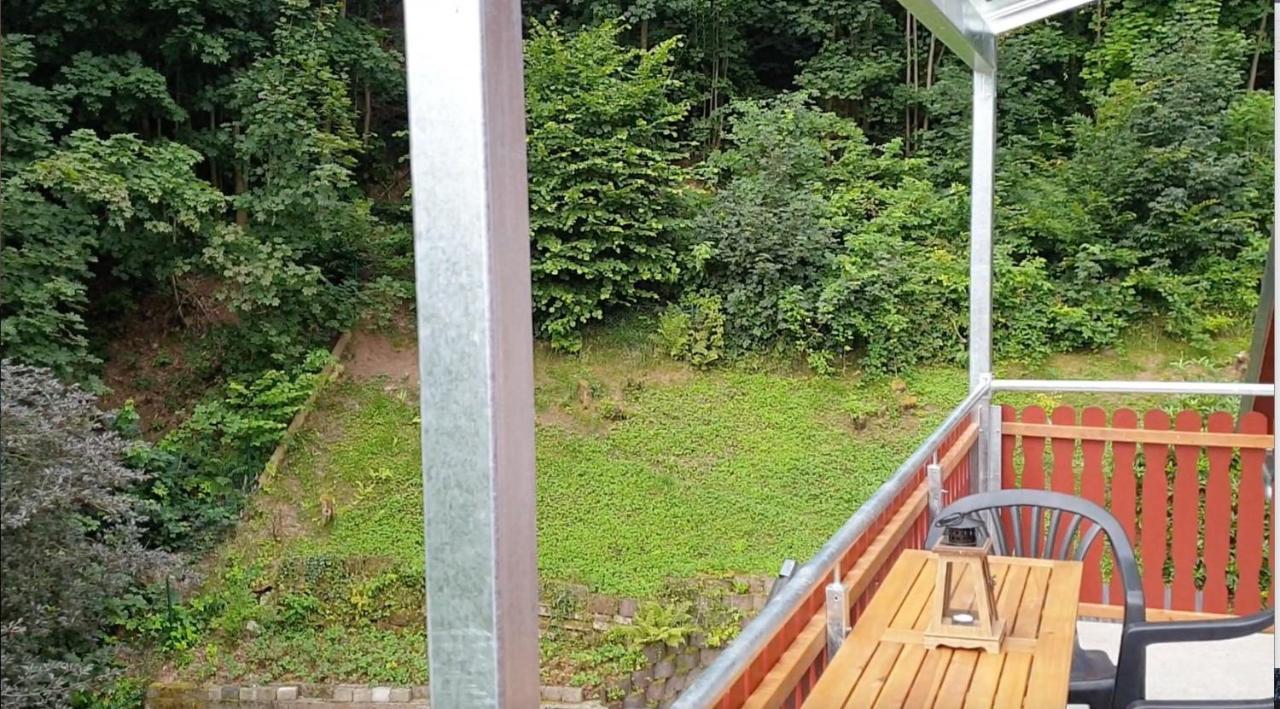 Fewo Mit Balkon Direkt Am Wald Und Wanderweg Ruhe Pur 2 Og Bad Sachsa Luaran gambar